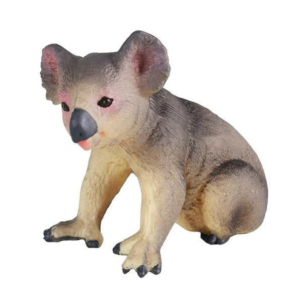 Figura de animal de PVC, regalo de cumpleaños, juguete educativo, adorno para tartas, adornos de escritorio. B