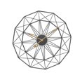 thumbnail image 3 of Reloj de pared silencioso de metal Reloj de estilo industrial Reloj colgante geométrico Reloj sin tictac Reloj moderno para el hogar Restaurante Bar Negro perfecl Reloj de pared, 3 of 8