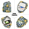 thumbnail image 5 of FORMRS Mini Backpack Purse for Women Travel Daypack Casual Shoulder Bag, Cartoon Beige Lemon, 5 of 7