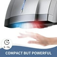 thumbnail image 6 of Plussen Commercial 1800W, 10 s Dry Time, 10.6 x 10.6 x 11.1 in, Silver, 1 Count, New Hand Dryer, 6 of 12