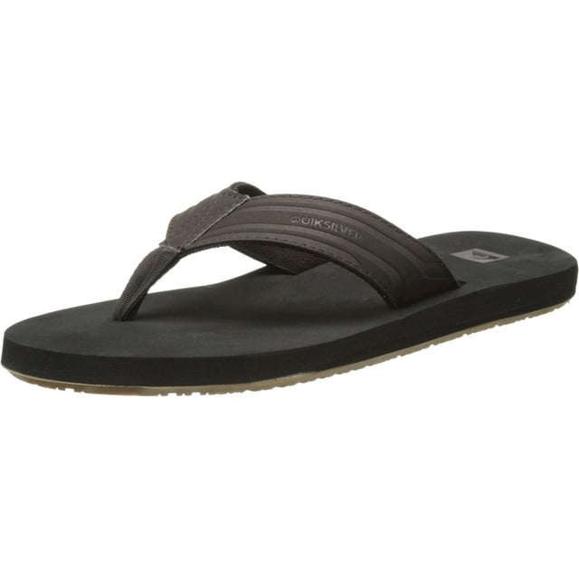 Quiksilver Sandale à 3 Pointes Monkey Wrench pour Homme, Brun/noir/brun, 8 M US