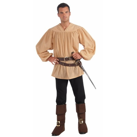 Mens Beige Medieval Shirt - Walmart.com