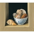thumbnail image 2 of Baron, Jenny 17x15 Black Ornate Wood Framed with Double Matting Museum Art Print Titled - Shells in Bowls, II, 2 of 4