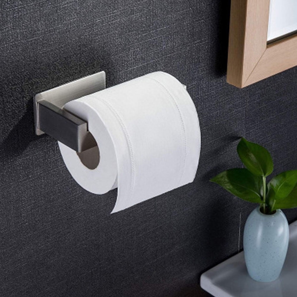 Silver toilet cheap roll holder