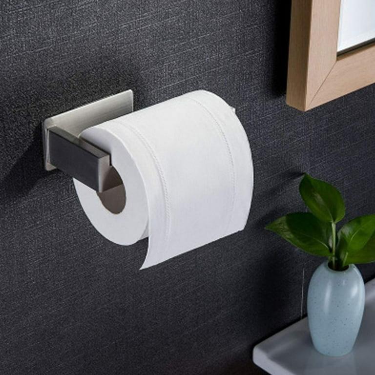Toilet Paper Holder Stand Silver Bathroom Toilet Paper Roll Holder