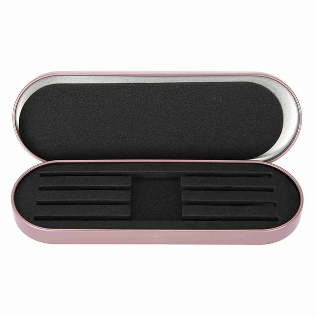 Estuche Organizador de Pinzas: Caja de Almacenamiento Profesional Para Herramientas de Maquillaje de Extensión de Pestas, Material de Hojalata, Diseño de Ranura, Tamaña, Tamaña