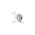 thumbnail image 2 of 925 Sterling Silver Reflections Strawberry Bead; for Adults and Teens; for Women and Men, 2 of 3