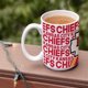 thumbnail image 2 of Rico Industries Nfl Football Kansas City Chiefs Taza De Café De Cerámica Blanca De 15 Onzas, 2 of 5