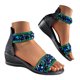 thumbnail image 2 of MKLEKYY Sandalias de Playa para Mujer, Con Cremallera Sólida, Informales, Con Punta Abierta, Cuñas, Zapatos de Playa Cómodos, Sandalias, 2 of 4