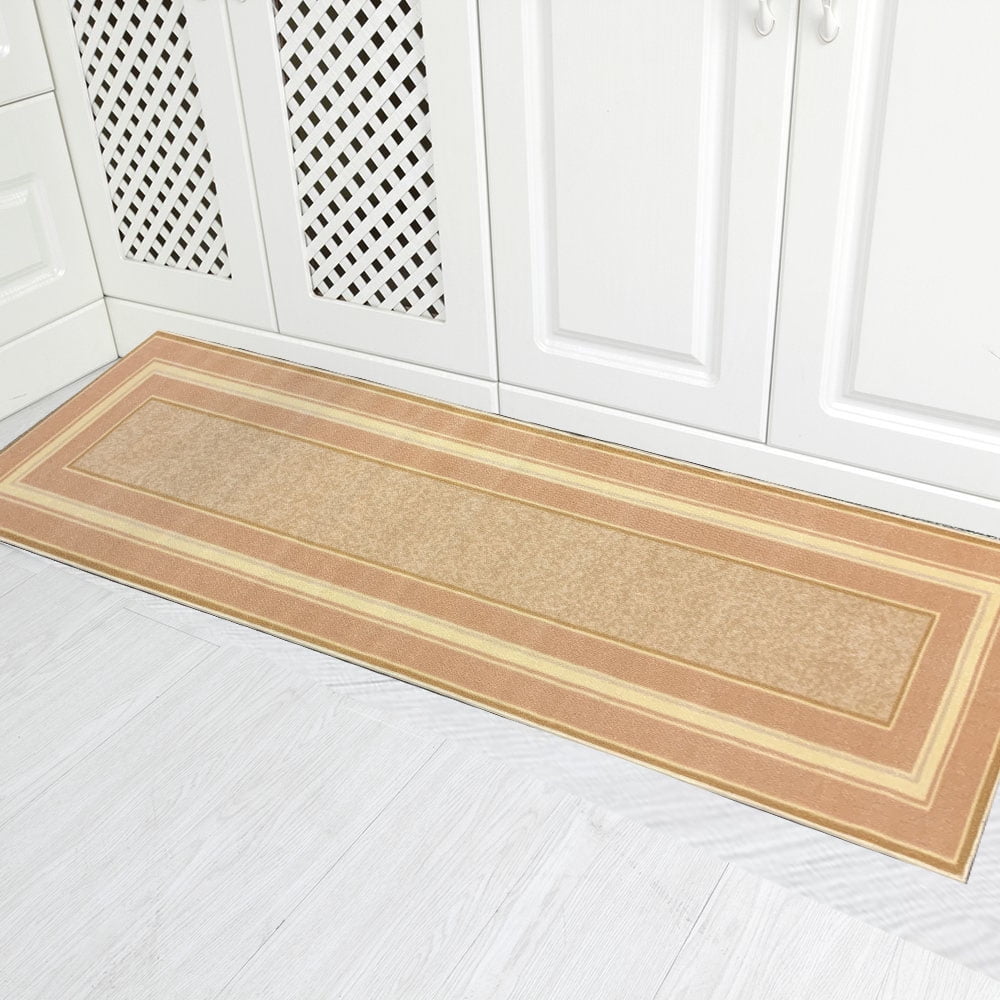 HEBE Hallway Runner Mat 2x8Ft Front Door Mat Runner Non Slip Absorbent Mud  Mat Washable Shoe Mats for Entryway Indoor Low Profile Welcome Doormat