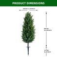 thumbnail image 2 of QinaQin Árbol topiario artificial con estaca para suelo, planta decorativa para interior o exterior, ideal para jardín, entrada, patio o balcón, 2 of 9