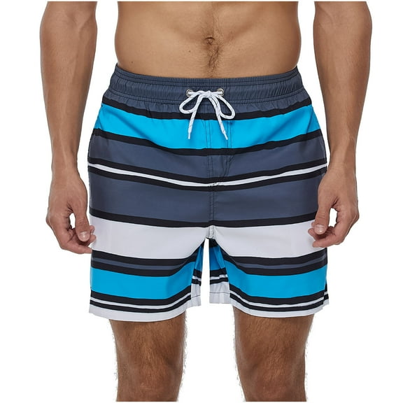 IROINNID Men's Printed Loose Waterproof Comfy Beach Shorts Casual Fitness Shorts