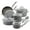 Gray, variant on Rachael Ray Cucina 12 Piece Hard Porcelain Enamel Nonstick Pots and Pans Set, Sea Salt Gray