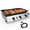 Tabletop, variant on Frizi 30,000 BTU 3-Burner Flat Top Portable Propane Gas Grill with Auto Ignition, Stainless Steel Tabletop Griddle for Camping, BBQ, and Outdoor Cooking