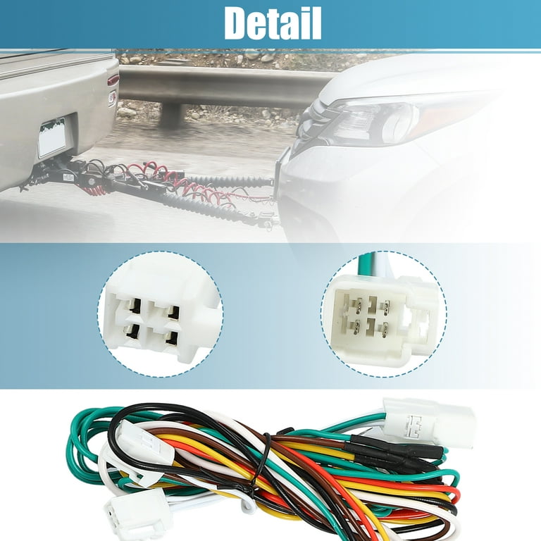 pipiko　0504 1 Set Replace 56434 Vehicle Side 4-Pin Trailer Wiring
