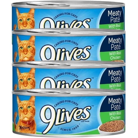 Tasty & Healthy Wet Cat Food for Kittens and Adult Cats | Premium & Real Chicken Canned Cat Food | Grain Free Pate Cat Food in Can for Every Cat's Complete Daily Nutrition | 5.5 OZ Per Can, 4 Cans