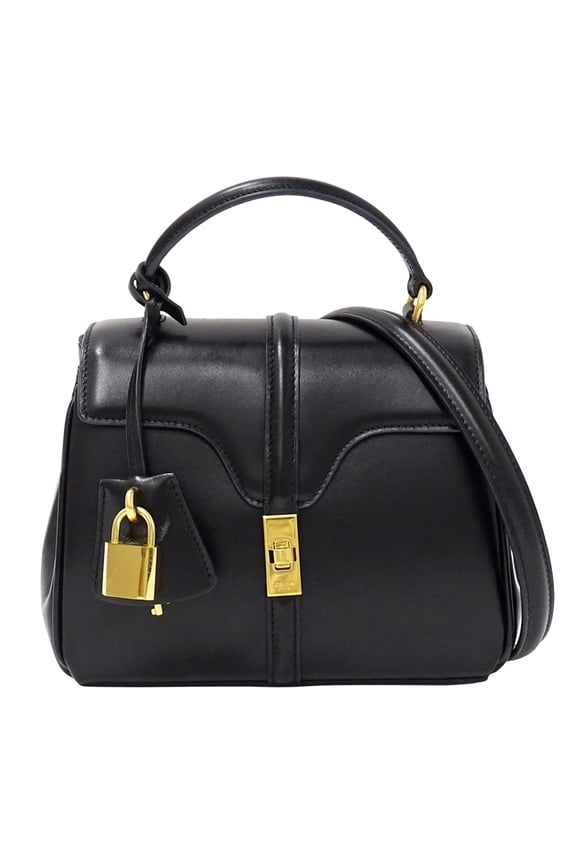 Pre-Owned Celine CELINE handbag for women, brand name, handbag/shoulder bag, 2-way, mini, 16cm,...