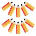 thumbnail image 4 of 10 cajas de dulces con forma de lápiz de dibujos animados, coloridas y plegables, para refrigerios, recuerdos de fiestas escolares y suministros para la temporada de graduación, 4 of 8