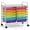 Rainbow, variant on Costway 12 Drawers Rolling Cart Storage Scrapbook Paper Studio Organizer Bins Rainbow