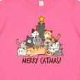 thumbnail image 4 of Inktastic Merry Catmas with Cat Tree and Yellow Star Boys or Girls Baby T-Shirt, 4 of 5