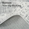 thumbnail image 6 of Washable 3x16 Runner Rug for Hallway - Vintage Long Kitchen Carpets with Non Slip Backing Indoor Ultra Soft Stain Resistant Rugs for Living Room Bedroom Home Decor Floor Mat for Bathroom 3x16 Grey, 6 of 6