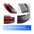 thumbnail image 3 of Car Trunk Spoiler Roof Lip Kit, Rear Trunk Lip or Roof Spoiler Sticker Bar, Car Rear Spoiler Rear Spoiler Kit ,Carbon, 3 of 7