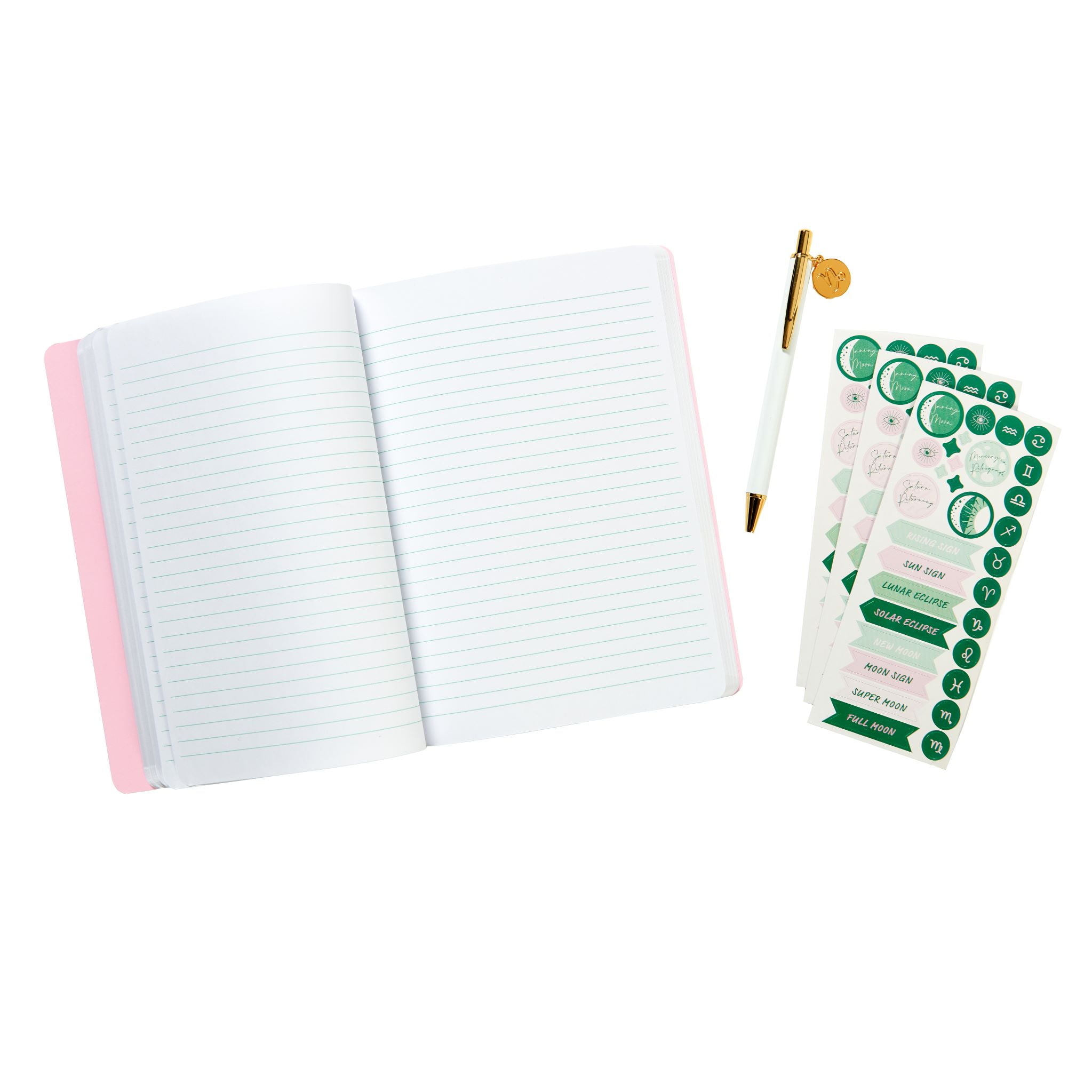 Gartner Studios Brand Capricorn Astrology Casebound Flex Journal Set, 5.75" x 8.125", 96 Sheets