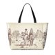 thumbnail image 2 of Disketp Two Cowboys Riding Horses In The Desert Bolsa de Playa de Gran Capacidad, Bolso Impermeable y a Prueba de Arena para Mujer, Ideal para Playa, Piscina y Natación, 2 of 7