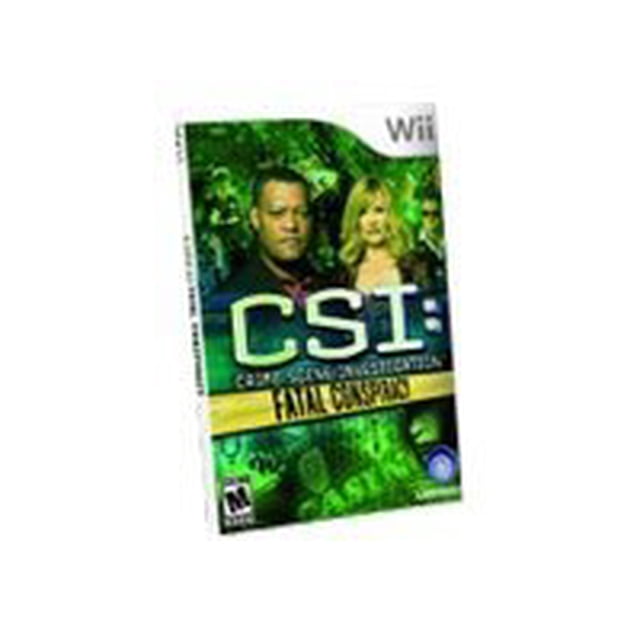 CSI: Crime Scene Investigation Fatal Conspiracy-wii-
