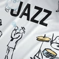 thumbnail image 6 of Unisex NBA & KidSuper Studios by Fanatics White Utah Jazz Hometown Jersey, 6 of 6