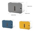 thumbnail image 2 of Xingzhi Home Office Hotel Smart Sensing Punch-free Toilet Paper Dispenser Rechargeable Napkin Storage Box Rack Bathroom Accessory Blue, 2 of 9