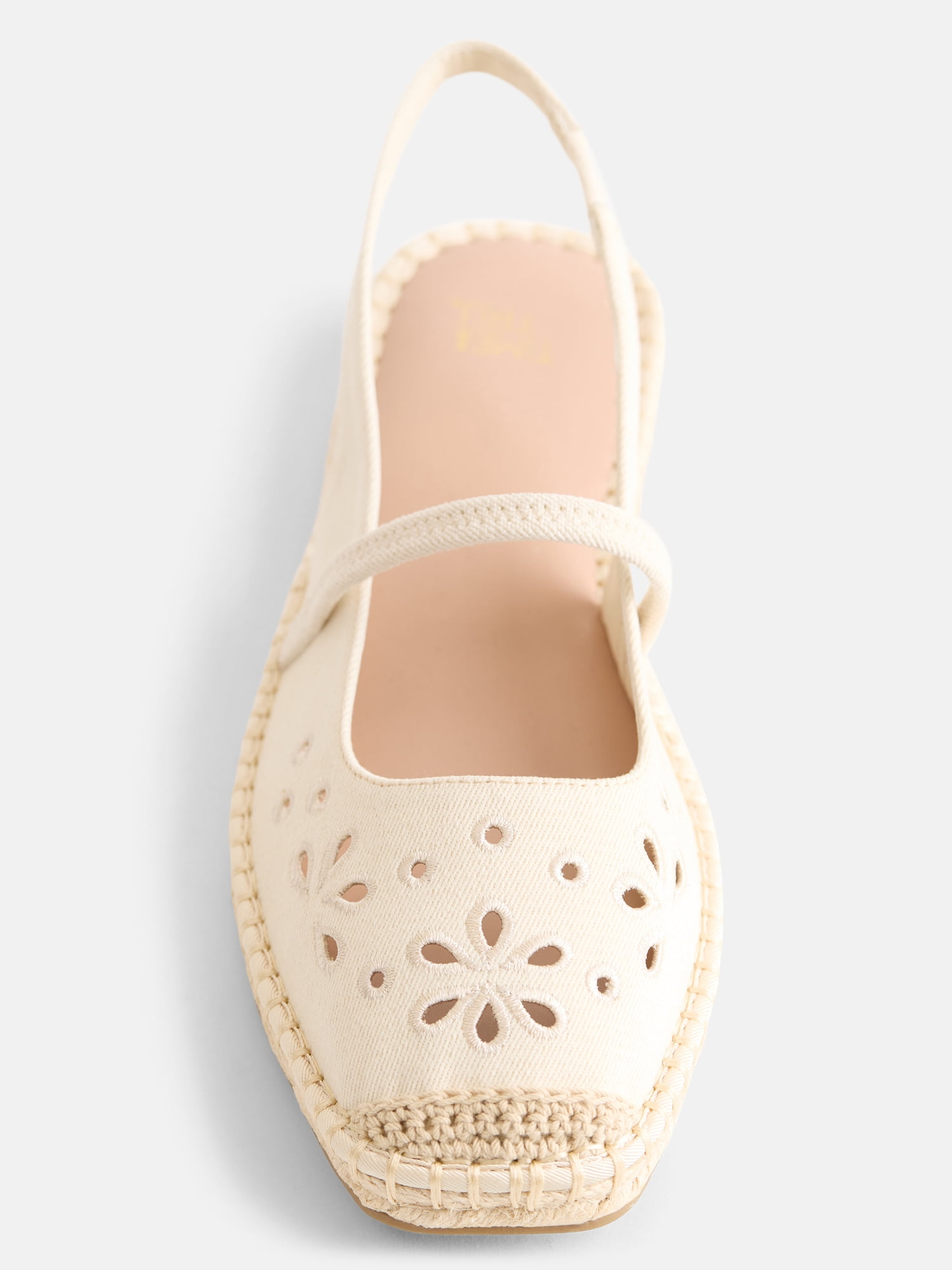 Time and Tru Women's Espadrille Slingback Shoes