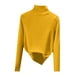 thumbnail image 2 of Heisall Women's Base Layer Shirts Semi-High Neck Solid Color Long Sleeve Fashion Layering Tops, 2 of 3