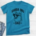 thumbnail image 2 of Shiba Inu Dad, Unisex Men's Shirt, Shiba Inu Owner, Funny Dog Dad Gift, Heather Blue, Medium, 2 of 6