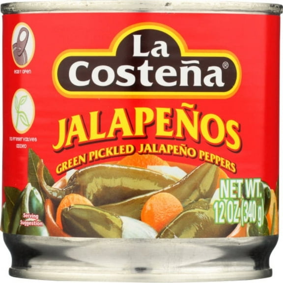 LA COSTENA PEPPER JALAPENO WHOLE 12 OZ - Pack of 12