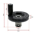 thumbnail image 6 of OOKWE Practical Bakelite Hand Wheel Diameter 10x63mm Scale Handwheel Milling Machine, 6 of 6