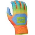 thumbnail image 2 of Guantes de bateo de béisbol Rawlings Workhorse Funburst Youth XL, 2 of 7