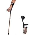 thumbnail image 1 of Folding Elbow Arm Adult Crutch, Height Adjustable Arm Cuff Momentum, Portable, 1 of 5