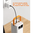 thumbnail image 3 of Power Bank Batería Portátil 60000mah Cargador Ultrarápida Lab.G,  Negra Naranja, 3 of 5