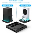 thumbnail image 2 of Soporte RGB para consola Xbox Series S/X con 3 puertos USB adicionales y soporte vertical, 2 of 7