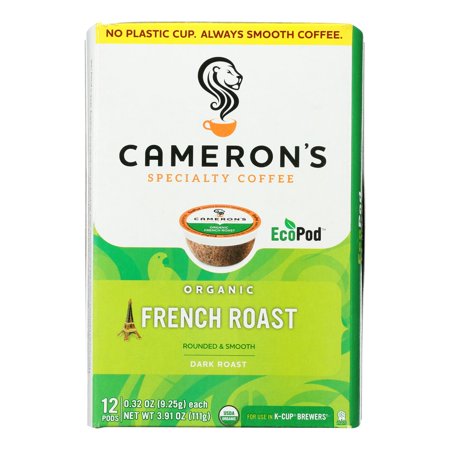 Cameronâ€™S Specialty Coffee, Organic French Roast - Case of 6 - 12 CT