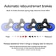 thumbnail image 3 of Rueda Abdominal Wosthever Rebote automático Fitness Músculos ABS Rodillo Ejercitador unisex Azul, 3 of 6