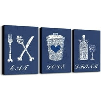 Hieng Bow Bathroom Wall Art for Home Decor Boys Girls Canvas Wall Art for Living Room For Cute Bowknot Office Wall Decorations Artwork Posters Wall Painting(Only canvas)