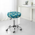 thumbnail image 7 of Susaid Daisies Flowers Print Elastic Bar Stool Cover Personalized Washable Stool Cover for Barbershop Home Bar Kitchen-12 inch, 7 of 7
