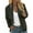 GN2, variant on Luwomo Casual Baseball Jackets Womens Fashion Thin Long Sleeve Zipper Loose Fit Coat Blouses Black,L