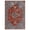 Red, variant on Garvee 8'x10' Area Rug Vintage Retro Distressed Rug Boho Floral Rug Low Pile Non-Slip Medallion Carpet Rug for Dining Room Home Office, Gray