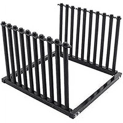 9-Lite Truck Bed Windshield Rack - Mobile 9 Slot Auto Glass Cargo Protection Management Rack - Safety Rubber Foam Pads, Mast Locks - Replacement Windshield Window Holder