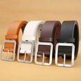 thumbnail image 2 of unbranded  4 Pcs Casual Brown Belt for Men and Women Waist but Men's Women's Miss, 2 of 8