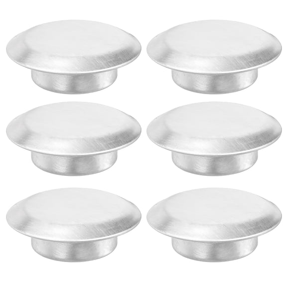 Uxcell 0.8"/21mm Kitchen Sink Hole, 6 Pcs Stainless Steel Faucet Hole Cover Plate Stopper Covers