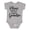 AC-Heather Grey, variant on Please Pass Me to My Grandpa Boys or Girls Baby Bodysuit